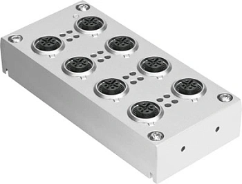 Плита для блочного монтажа Festo CPX-AB-8-M12X2-5POL Плита для блочного монтажа Festo CPX-AB-8-M12X2-5POL