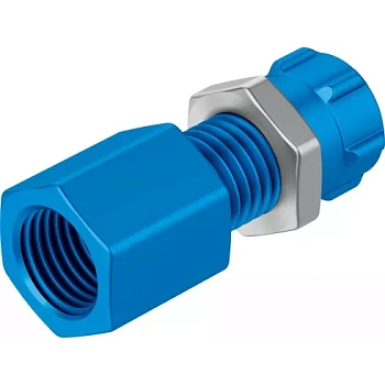 Штуцер ниппельный с накидной гайкой Festo QCK-1/4-PK-6-B Штуцер ниппельный с накидной гайкой Festo QCK-1/4-PK-6-B