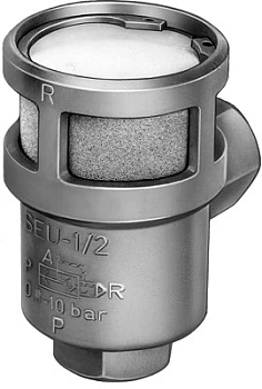 Клапан быстрого выхлопа Festo SEU-1/2-NPT Клапан быстрого выхлопа Festo SEU-1/2-NPT