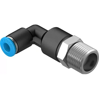 Штуцер цанговый угловой удлиненный Festo QSLL-3/8-6 Штуцер цанговый угловой удлиненный Festo QSLL-3/8-6