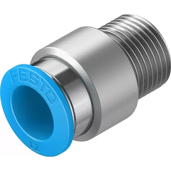 Штуцер цанговый с внешним шестигранником Festo QS-3/8-12-I Штуцер цанговый с внешним шестигранником Festo QS-3/8-12-I