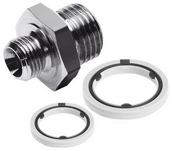 Ниппель двойной Festo E-1/4-1/4-MS Ниппель двойной Festo E-1/4-1/4-MS