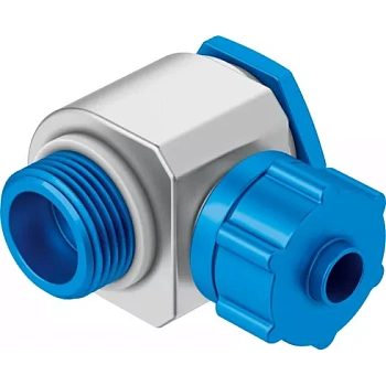 Штуцер ниппельный угловой с накидной гайкой Festo LCK-1/4-PK-6 Штуцер ниппельный угловой с накидной гайкой Festo LCK-1/4-PK-6