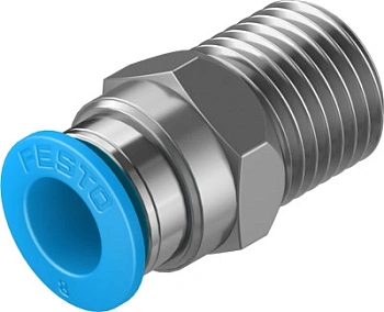 Штуцер цанговый Festo QS-1/4-8 Штуцер цанговый Festo QS-1/4-8