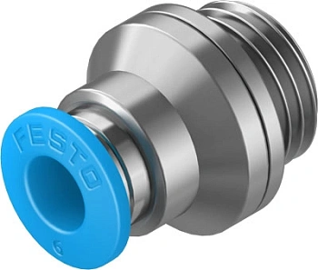 Штуцер цанговый с внешним шестигранником Festo QS-G1/4-6-I Штуцер цанговый с внешним шестигранником Festo QS-G1/4-6-I