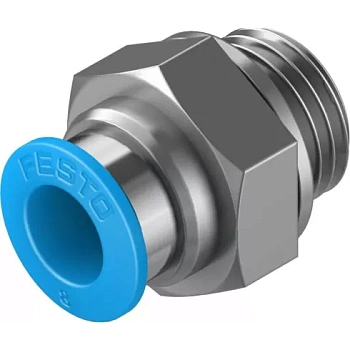 Штуцер цанговый Festo QS-G1/4-8 Штуцер цанговый Festo QS-G1/4-8