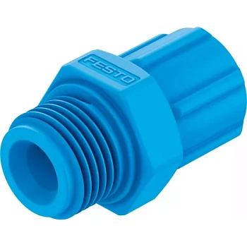 Штуцер ниппельный с накидной гайкой Festo CK-1/4-PK-4-KU Штуцер ниппельный с накидной гайкой Festo CK-1/4-PK-4-KU